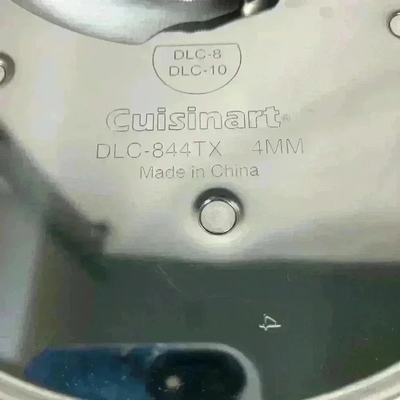 Cuisinart Pro Classic Food Processor Disc Blade DLC-844TX DLC-8 DLC-10 TX‎ 4MM - Picture 2 of 4
